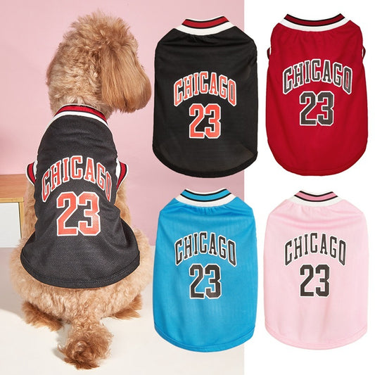 Pet Clothing Basketball Vest