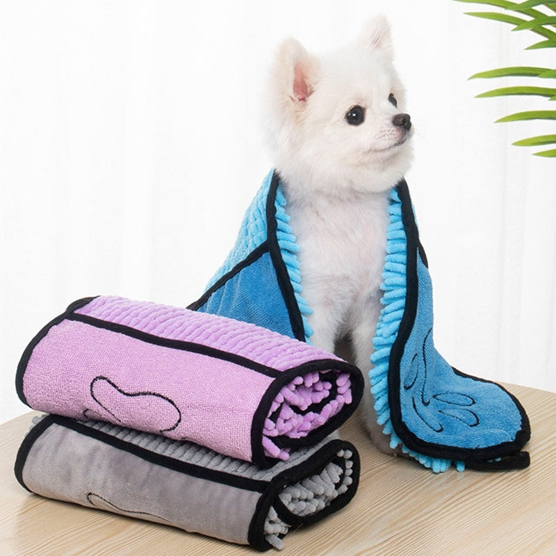 Absorbent Dog Bathrobe Microfiber Quick-Drying