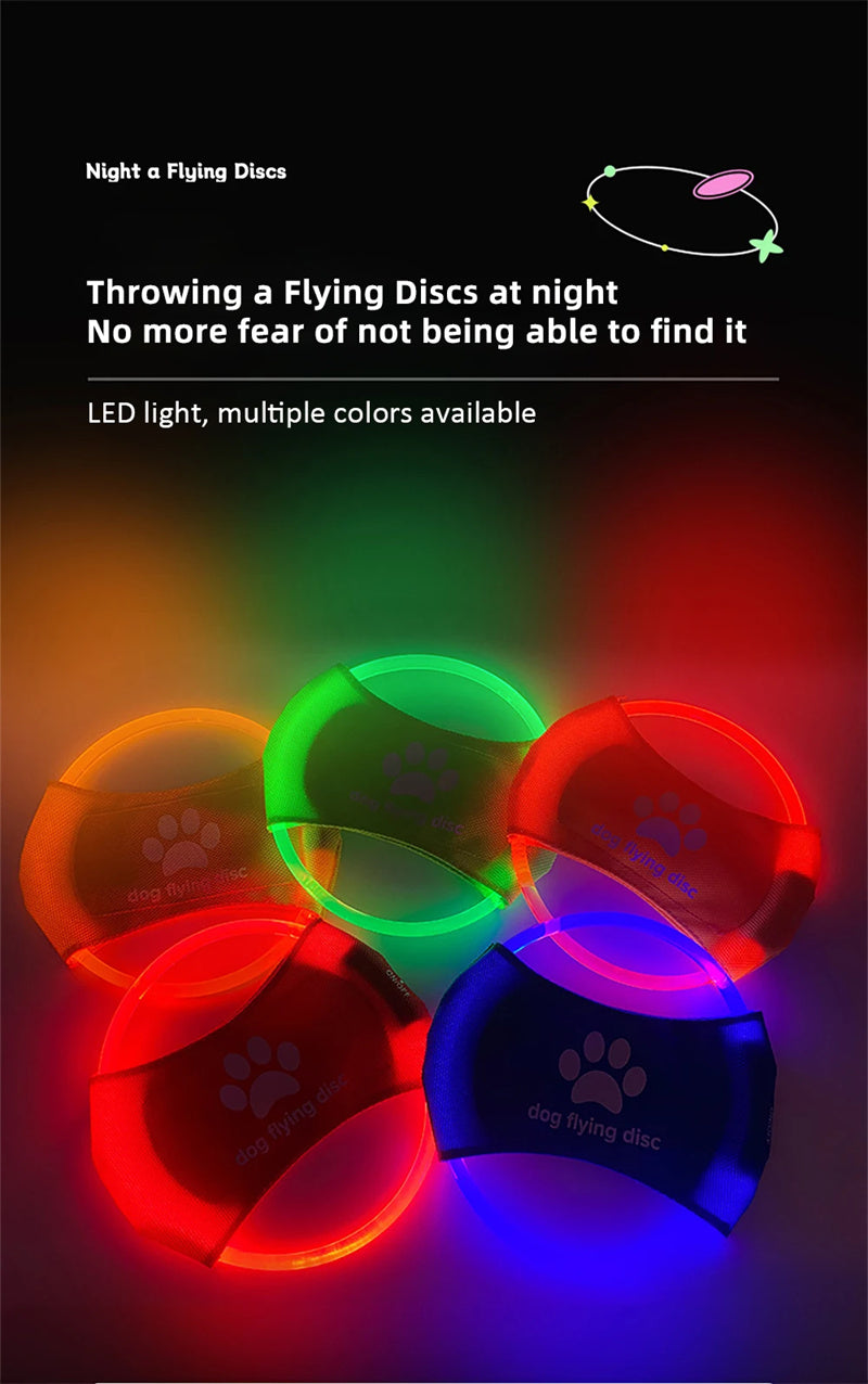 Light Glowing LED Flying Discs