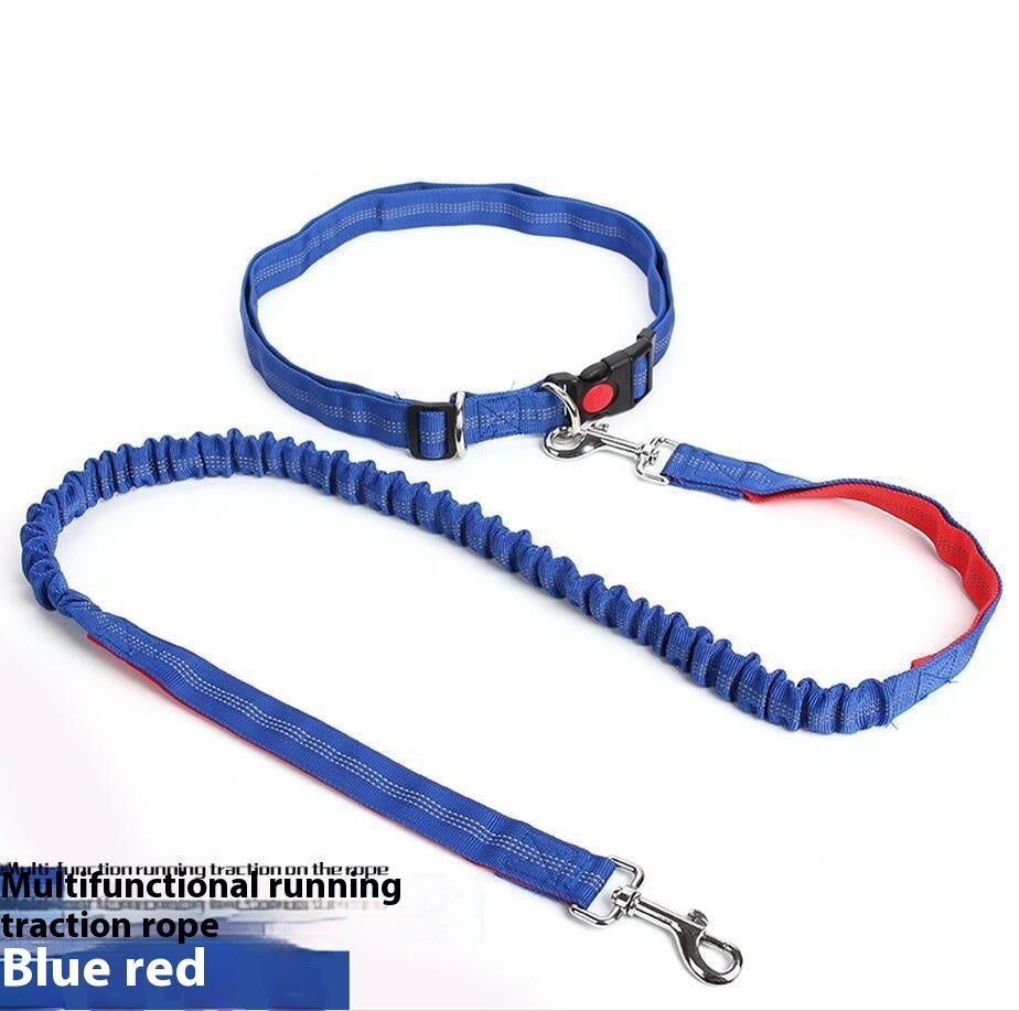 With Elastic Night Reflective Filament Sling Supplies Outdoor Running Dog Leash