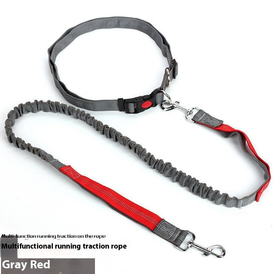 With Elastic Night Reflective Filament Sling Supplies Outdoor Running Dog Leash